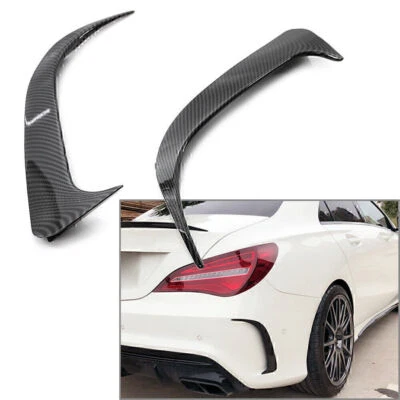 Carbon Rear Bumper Vent Canards Air Vent For Mercedes-Benz W117 CLA200250/45 - Imagem 1 de 4