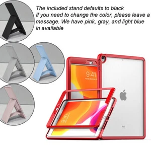 Heavy Duty Rubber Hard Stand Case For iPad 9th 8th 7th 6th 5th Gen 10.2" Cover - Picture 1 of 23