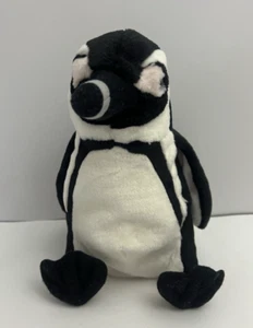 K&M International Penguin Plush 10.5” Realistic Black White Stuffed Animal Toy - Picture 1 of 10