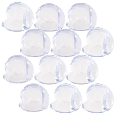 AGT 12er-Set Eckenschutz für Babys und Kinder, transparent, Größe M