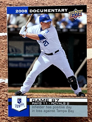 Documental Upper Deck 2008 Billy Butler #2537 Foto 1 de 2