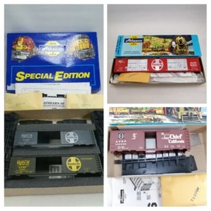 Vintage Athearn SANTA FE BOX CAR KIT Bundle - 40'ft(x1) & 50'ft(X2) & 86'ft(x1) - Foto 1 di 10