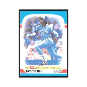 George Bell 1989 Fleer Heroes of Baseball #1.0 Toronto Blue Jays NM - Picture 1 of 3
