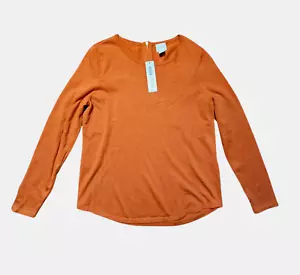 Suéter Pullover Chico’s Cremallera Trasera Mindy Sun Canyon Manga Larga 0 Mezcla Rayón Nuevo con Etiquetas - Imagen 1 de 12