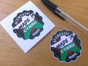 Authentischer Reiter Aufkleber - Wales (kleines Paar) - UK VERKÄUFER - Bild 1 von 1