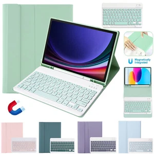 Bluetooth Keyboard Case Cover For Samsung Galaxy Tab S10 FE+ 13.1" SM-X620 X626B - Picture 1 of 37