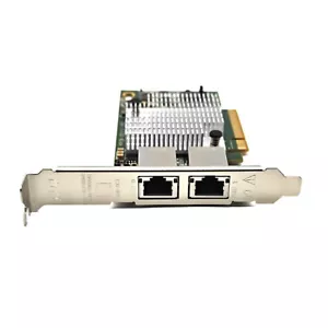 For Intel X540-T2 10G Dual RJ45 Port PCI-Express Ethernet Network Adapter Card - Picture 1 of 14
