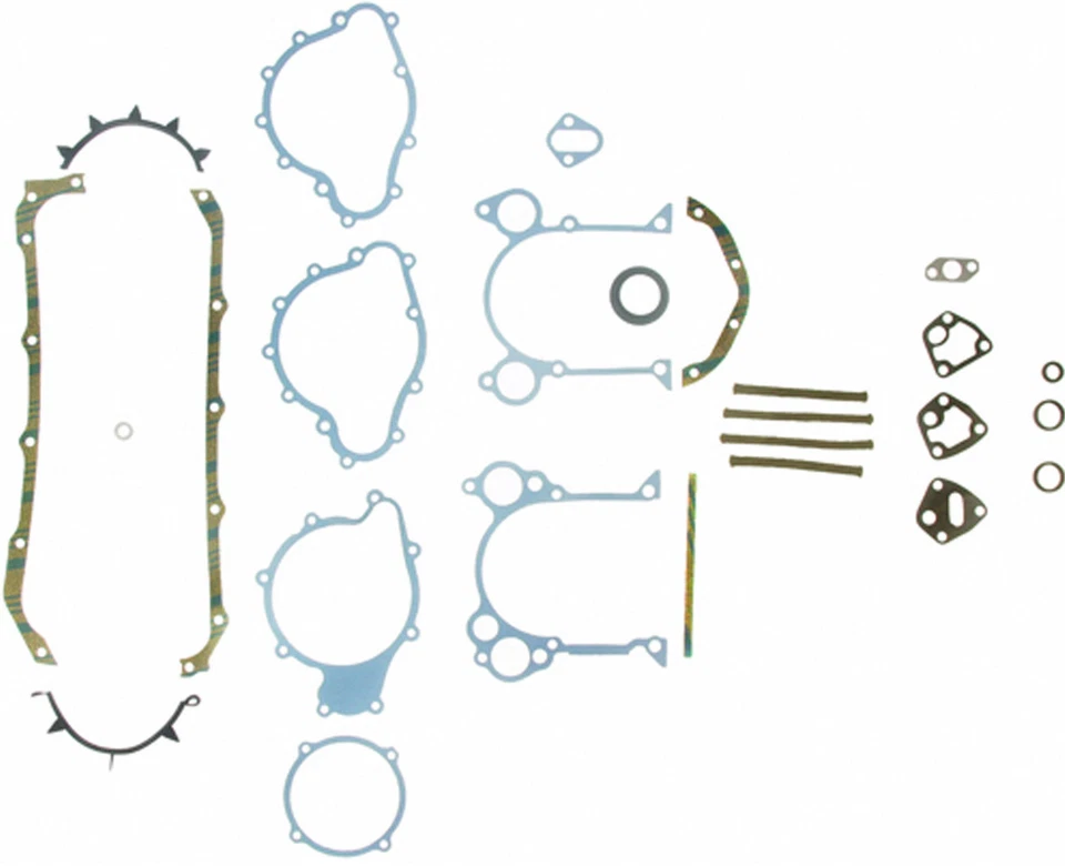 Fel-Pro CS8518-1 Bottom End Gasket Set Pontiac 326 350 389 400 428 455 Engines - Image 1 of 1
