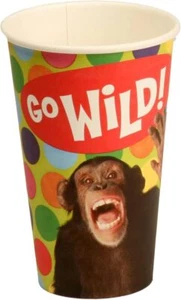 Monkey Around Jungle Animal Polka Dot Adult Birthday Party 16 oz. Paper Cups - Picture 1 of 1