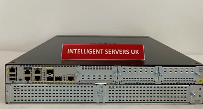 Cisco ISR4351/K9 with 3 onboard GE, 3 NIM slots, 1 ISC slot, 2 SM slots Router - Image 1 of 2