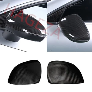 Real Carbon Fiber Side Rearview Mirror Trim For Benz A CLA Class W177 W118 2020+ - Picture 1 of 9