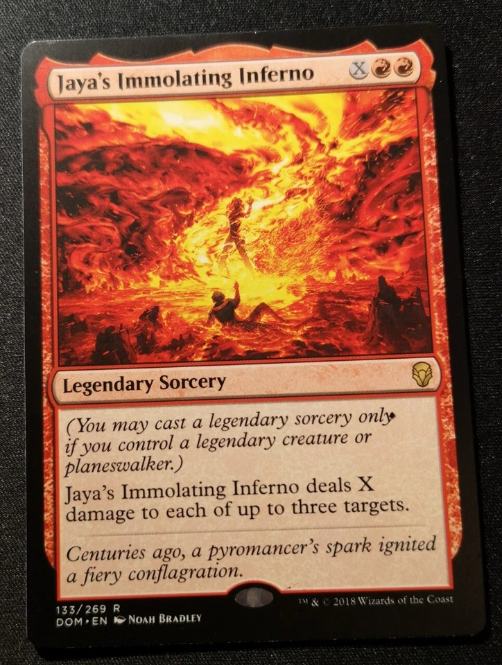 Jaya's Immolation Inferno - DOM - MTG - EN - NM - 133/269 - Image 1 of 1