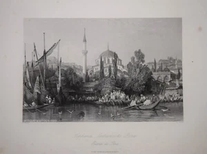 TURKEY - ISTANBUL - TOPHANA - ENTRANCE TO PERA, 1840. - Picture 1 of 1