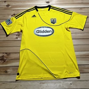 Columbus Crew Schelotto Adidas Soccer Jersey MLS Vintage 2009 Futbol Size Large - Picture 1 of 10