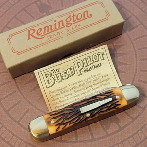 REMINGTON UMC Knife Made In USA R4356 BUSH PILOT Jigged DELRIN Handles - Picture 1 of 9