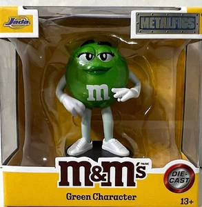M&M's Metalfigs Green Character 2.5" Die Cast Figure M&M Collectible NIB NEW - Picture 1 of 3
