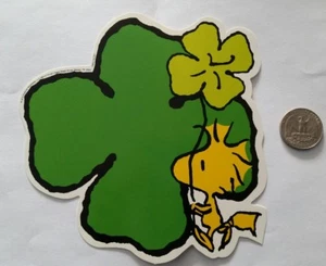 NICHT MEHR PRODUZIERT - 1 WOODSTOCK ST PATRICKS DAY DEKORATION PEANUTS SNOOPY KEINE AUFKLEBER - Bild 1 von 3