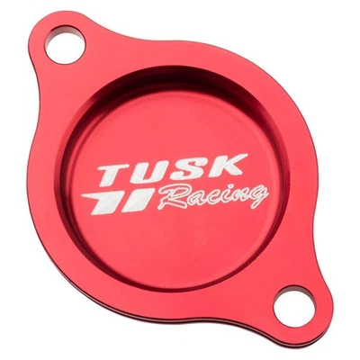 Tusk Aluminum Oil Filter Cover Red For HONDA CRF450R 2002-2008 Foto 1 de 4
