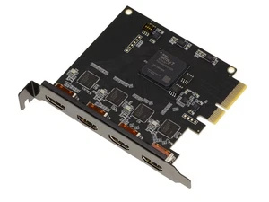 Carte PCIe pour Capture de Flux HDMI. Enregistre jusqu'à 4 flux en même temps - Picture 1 of 3