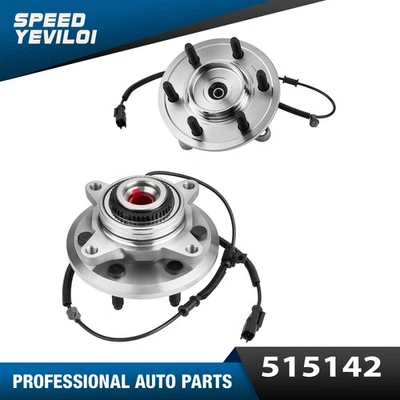 Pair 515142 Wheel Bearing Hub Front 4WD For 2011-2014 Ford F-150 Expedition 4x4 - Image 1 of 4