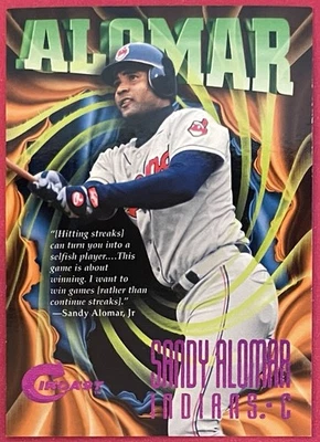 Sandy Alomar Jr 1997 Circa Rave #257 /150 #D 011/150 Indians - Image 1 of 2