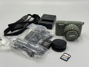 Nikon 1 S1 Khaki Olive 10.1 MP Digital Camera w/10-30mm Lens Mint 533 clicks - Picture 1 of 8