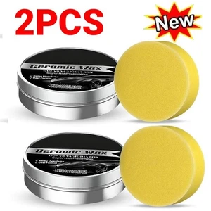 Ceramic Wax Cream Strong Protection Car Coating Polishing Wa x 2 S E T - Picture 1 of 15