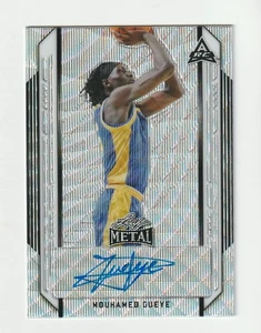 2022 Leaf Metal Silver Wave Autograph #BA-MG1 Mouhamed Gueye RC - Bild 1 von 2