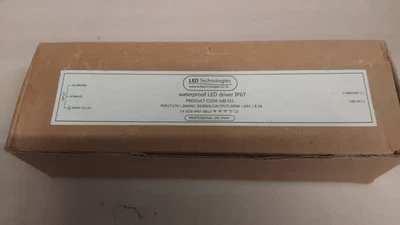 LED TECHNOLOGIES 100.551 Waterproof LED Driver Power Supply / Transformer. - Image 1 of 4