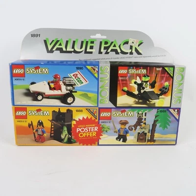 LEGO System Assorted: Four Set Value Pack (1891) IN SEALED BOX RARE - Image 1 of 4