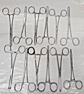 Lote de 12 pinzas de tejido Allis - Mueller, Aesculap y más - Imagen 1 de 11