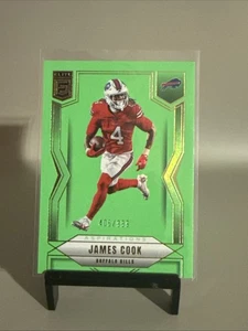 Panini Donruss Elite/Aspirations 2025 verde lima #19 James Cook/999 - Imagen 1 de 3