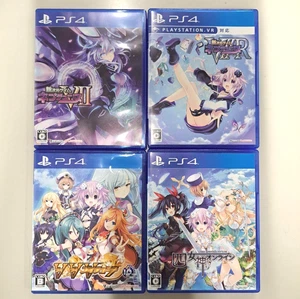 Lot 4 Neptune 7 7R VVV Four Goddesses set PS4 Japan Tested - Picture 1 of 5