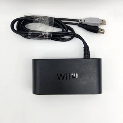 Nintendo Wii U Official OEM GameCube Controller Adapter WUP-028 Switch Used - Image 1 of 4