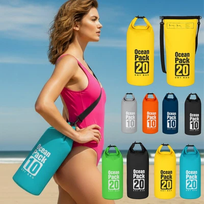 Ocean Pack aus LKW Plane Dry Bag Trockentasche See Sack Outdoor Bag Strandtasche - Bild 1 von 2