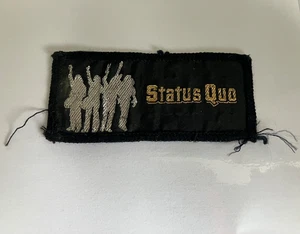 Vintage Status Quo Patch Badge - Picture 1 of 3