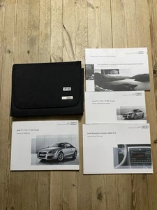 2010-2014 AUDI TT TTS RS COUPE OWNERS HANDBOOK MANUAL & WALLET 2010 Ref18140 - Picture 1 of 21