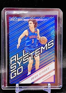 2021-22 Panini Recon Josh Giddey Rookie All Systems Go #8 OKC Thunder SP - Picture 1 of 2