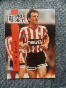 Pro Set English Football Cards 1990/91 - Error Card 203 - Kevin Moore - Picture 1 of 2
