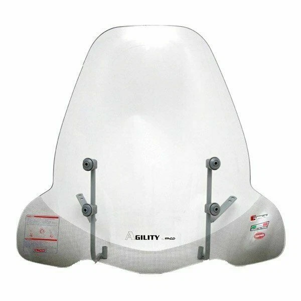 FACO 23286 Parabrezza Completo di Attacchi per KYMCO Agility 125 R16+