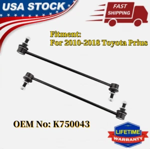 2Pc For Toyota Prius Front Stabilizer Sway Bar End Link Suspension Kit 2010-2018 - Picture 1 of 6