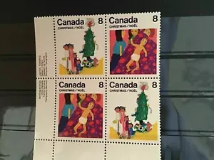 Canada mint never hinged Christmas stamps block R21713 - Picture 1 of 1