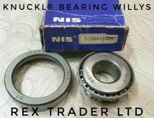 4 * Achsschenkellager für Willys Jeep, CJ4,CJ5,CJ6,CJ7,M38,FC150,FC170 - Bild 1 von 1