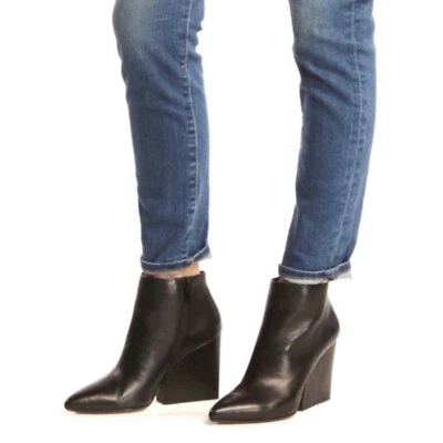 Loeffler Randall LIA Leather Ankle Boots. Size 7 B. — 第 1/4 张图片