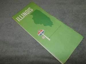 VINTAGE 1967 Standard GAS & Oil Road Map STATE OF Illinois LOT A-24 - Bild 1 von 5
