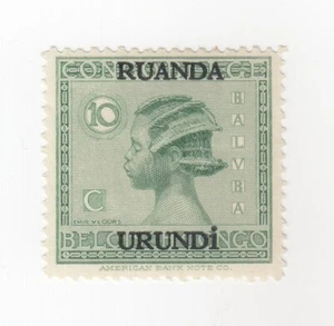Belgian Congo, 1927, 10c, Belgian Congo Postage Stamps Overprinted - Afbeelding 1 van 2