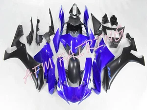 Blue Matte Black ABS Injection Bodywork Fairing Kit Cone for YZF R1 2020-2022 - Picture 1 of 8