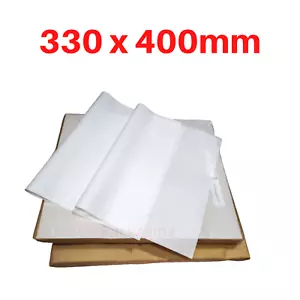 (800x Sheets) 330 x 400mm GreaseProof Paper White Sandwich Burger Chips wrapper - Picture 1 of 1