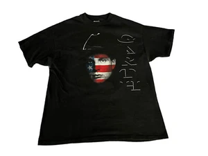 Garth Brooks Vintage T-Shirt XL Black Single-Stitch Flag USA Made World Tour 94 - Picture 1 of 7