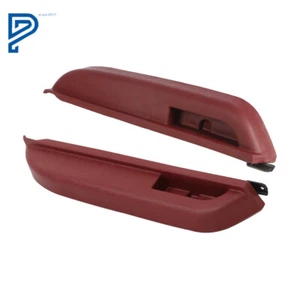 Red Left+Right Door Armrest For 1990 91-1994 Chevrolet/GMC Door Panel Handle - Picture 1 of 24